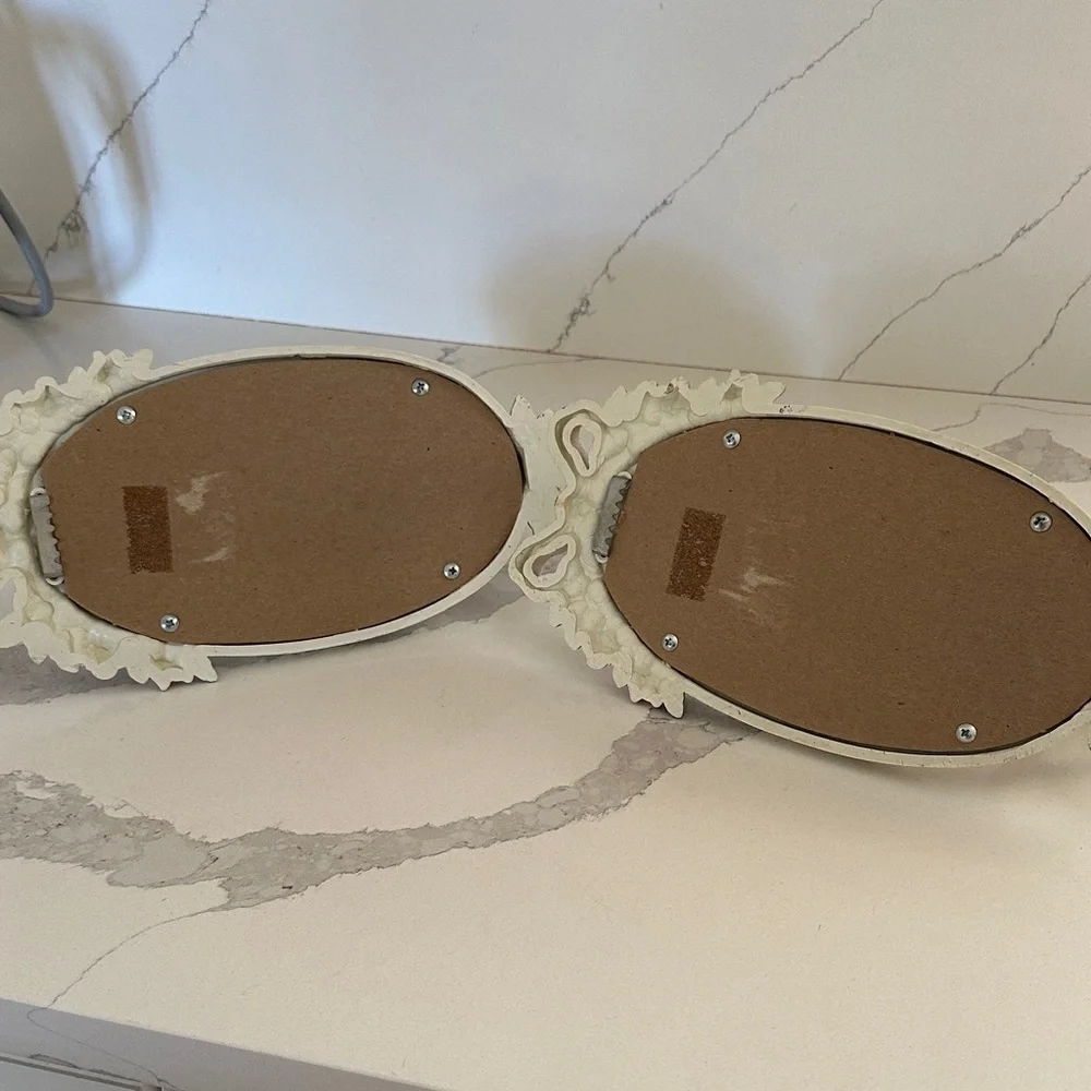 Vintage Style Wall Sconce Mirrors with Candle Holders